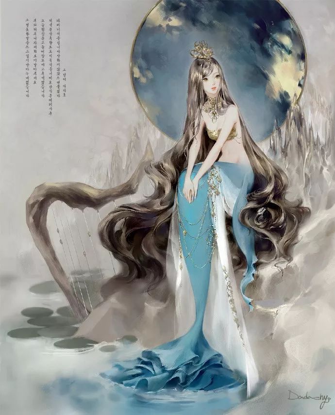 大佬画动漫人物仙气十足手绘,大佬画的古风图手绘