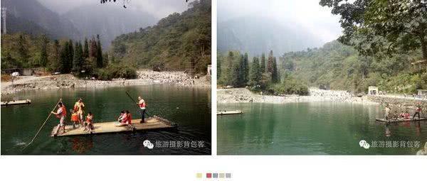 卧龙谷银厂沟,银厂沟两山合拢现状