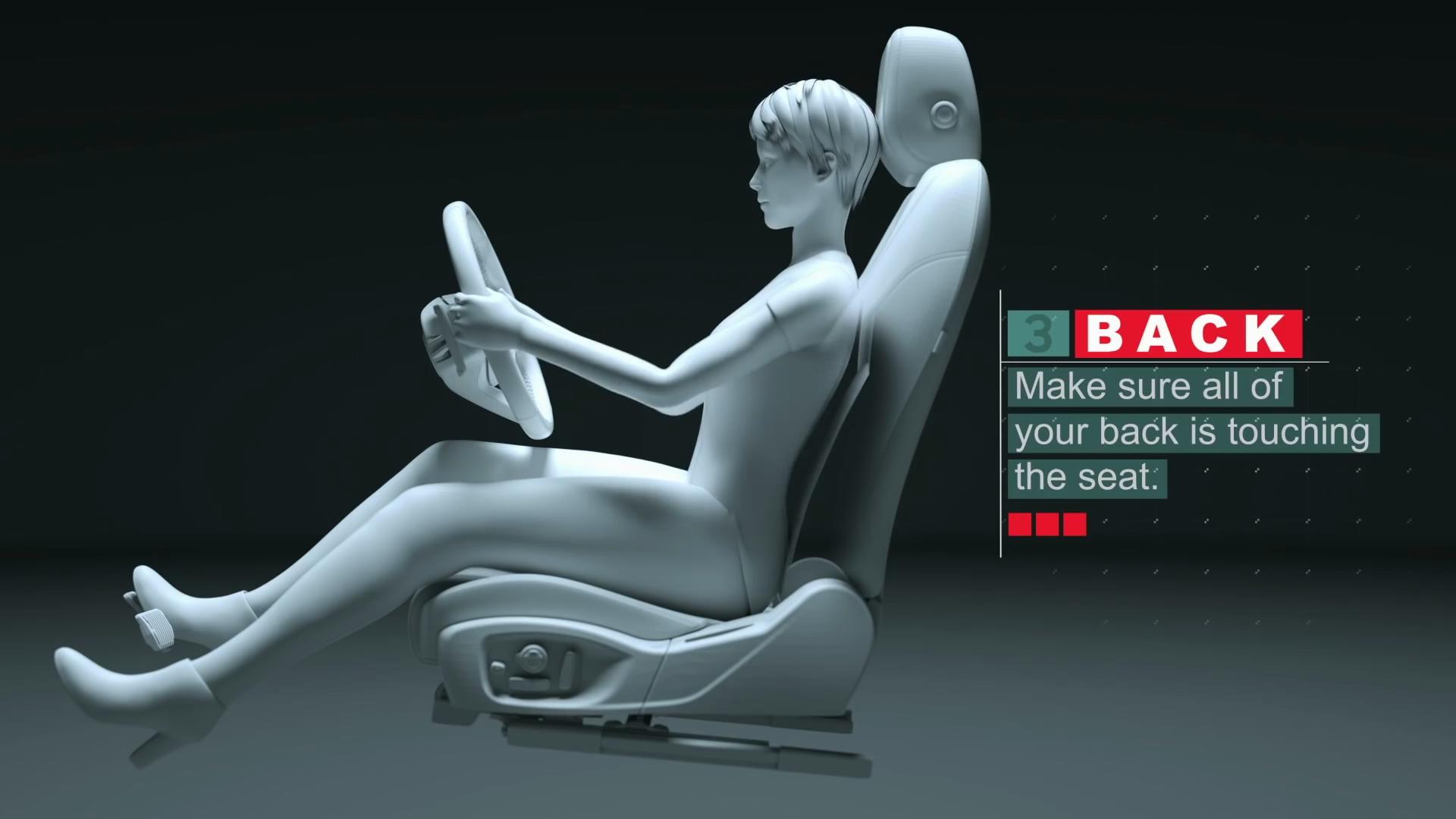 新手座椅调整正确方法视频教程,小车座椅正确调法