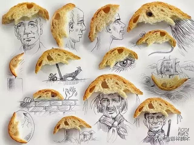 100种插画创意方法,好看的小插画铅笔