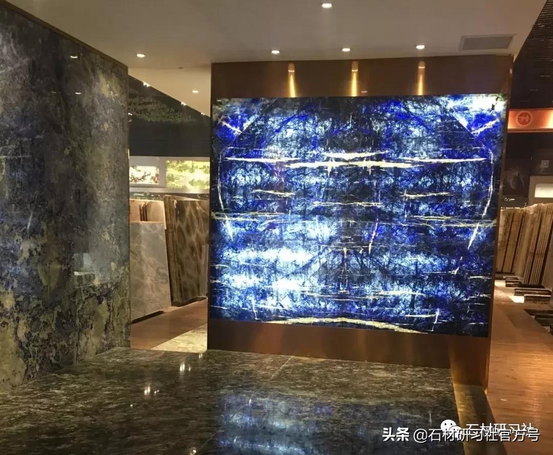 石材蓝色经典,经典蓝石材