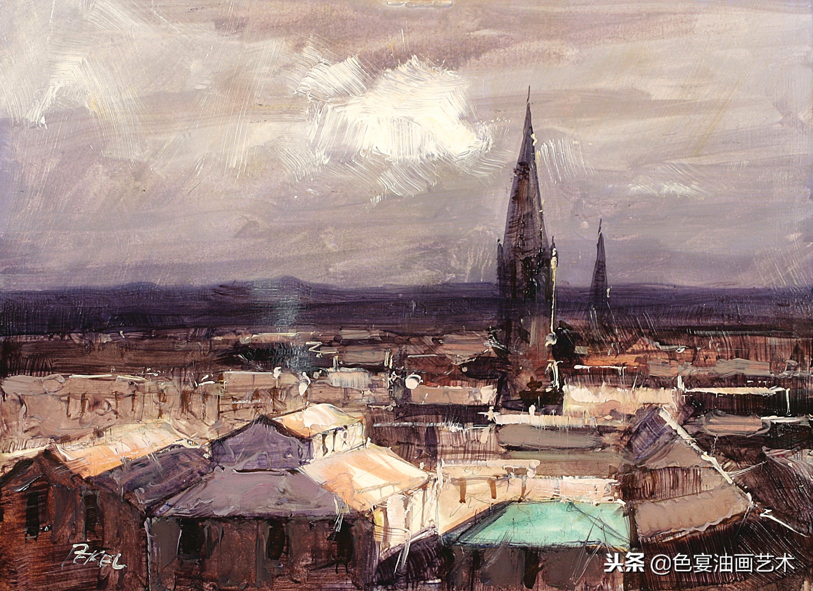 俄罗斯油画大师风景油画教程视频,油画大师油画风景创作教学视频