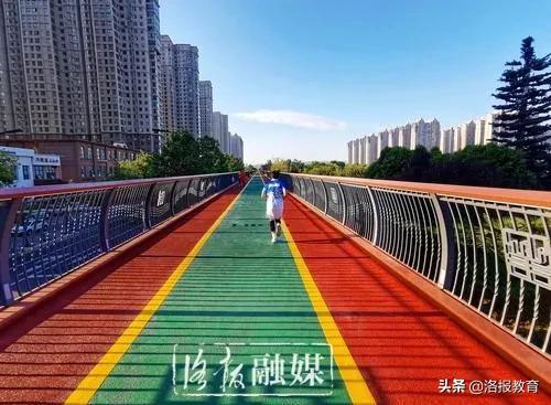 洛阳兴洛湖公园彩虹,洛阳出现彩虹