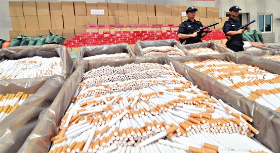 中国假香烟,中国假烟打击力度