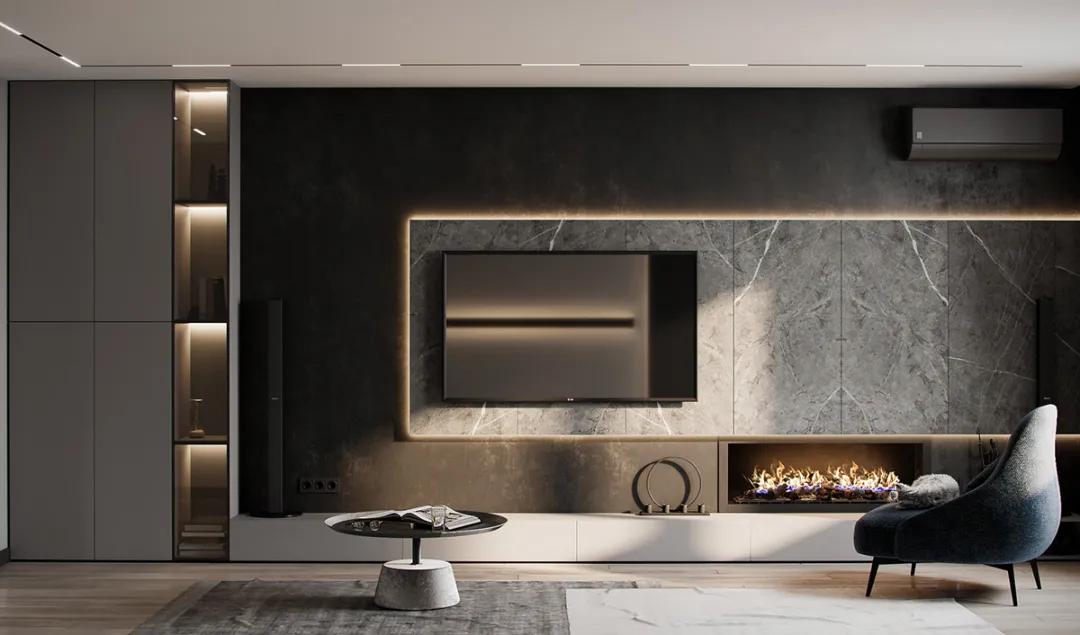 100款实用性电视背景墙,电视背景墙20款壁画