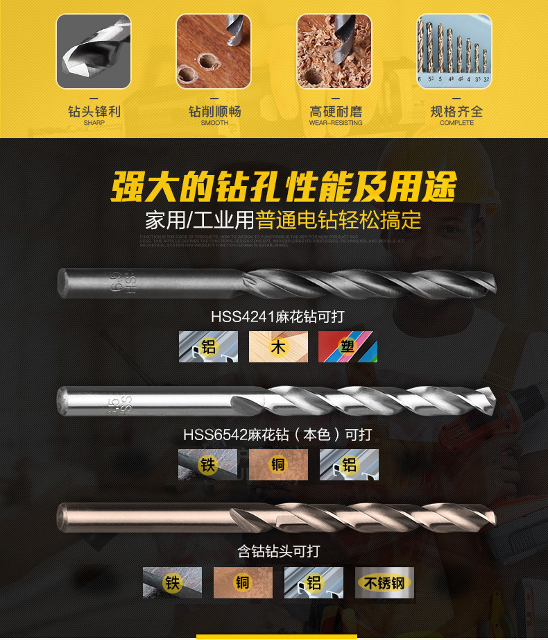 常见的各种钻头有哪些,什么样的电钻钻头最好