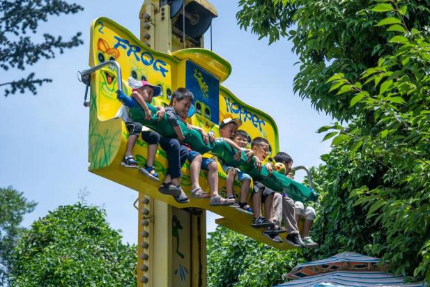 成都欢乐谷童梦冒险岛图片,成都欢乐谷儿童区有哪些项目