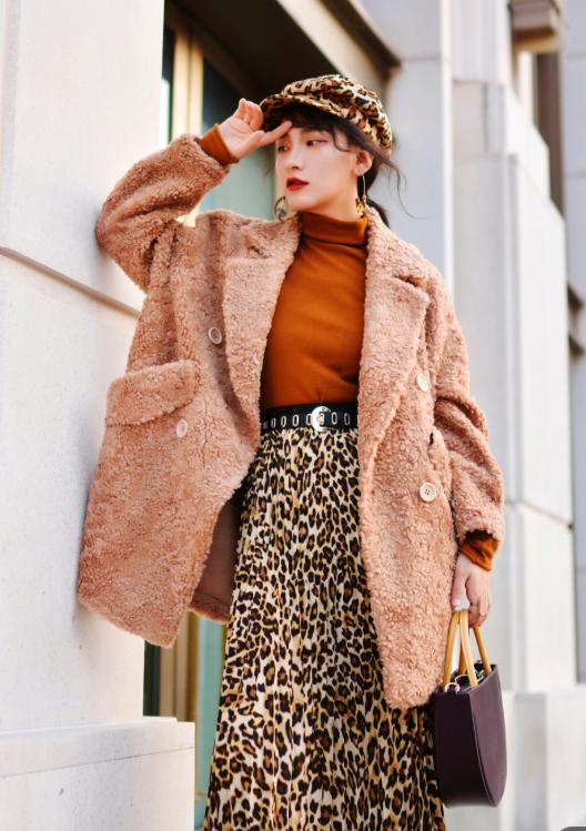 冬装新款泰迪熊保暖长袖外套,泰迪熊短款外套穿搭