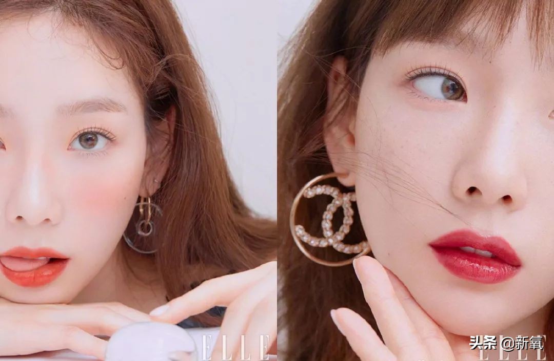 泰妍奚梦瑶,158和178情侣穿搭