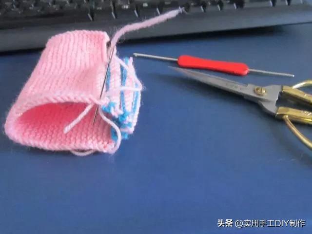 针织小孩鞋子花边教程,0-1岁婴儿春秋毛线鞋编织大全