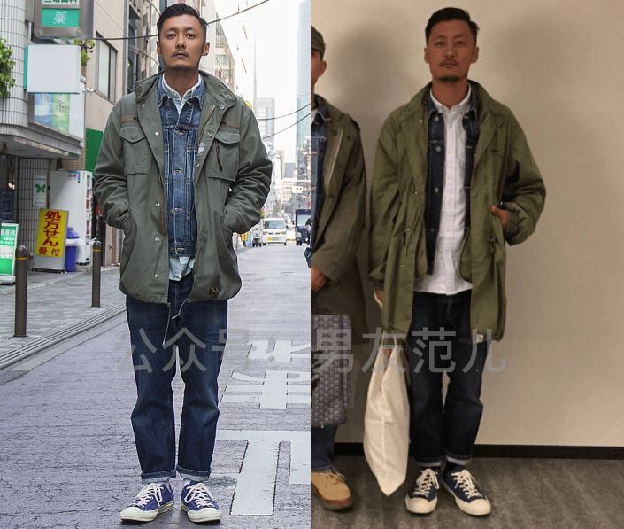 牛仔夹克怎么穿好看男生,牛仔夹克里边怎么搭配