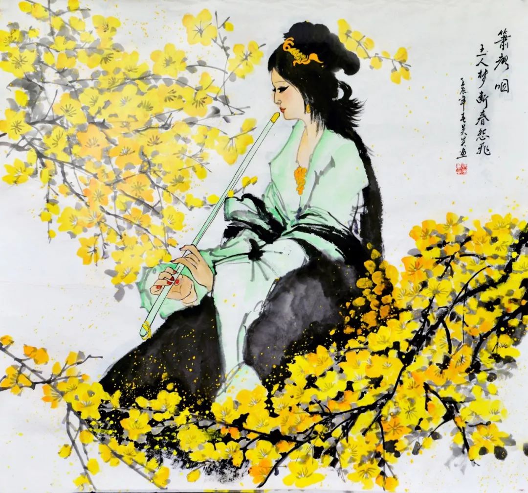 花鸟的作品欣赏,中式花鸟作品欣赏