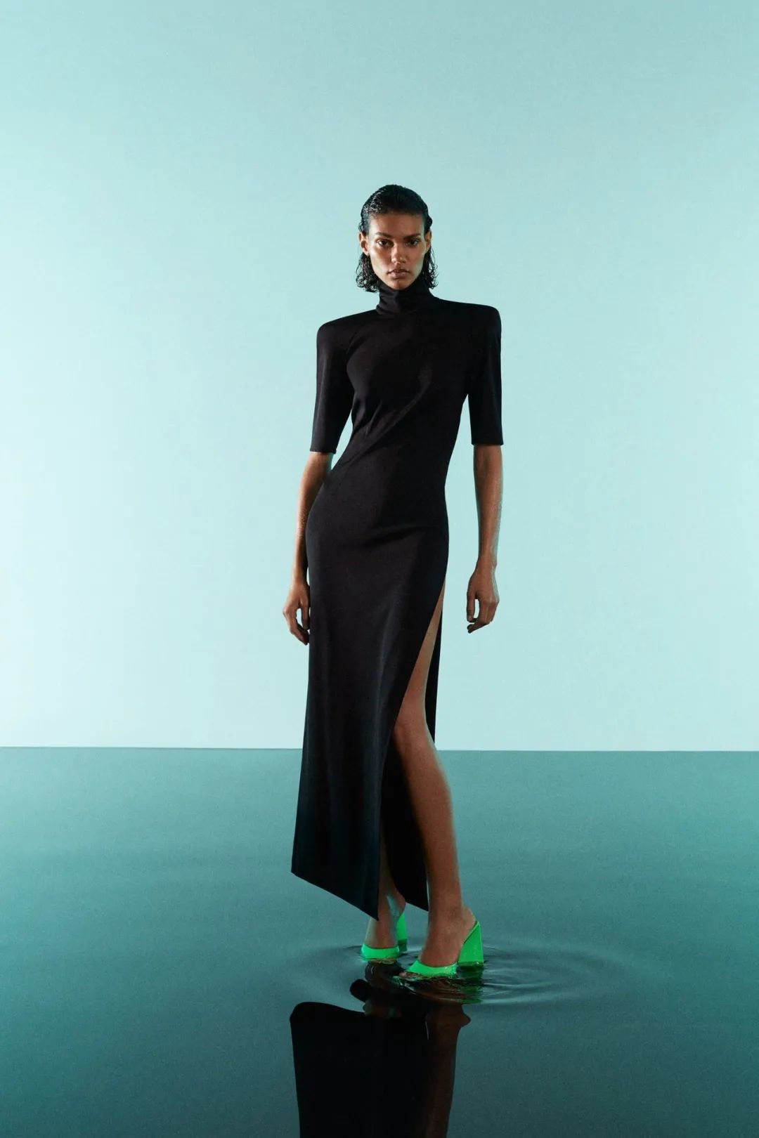 防水拖鞋厚底增高冬季外穿,雪地拖鞋女款冬厚底增高