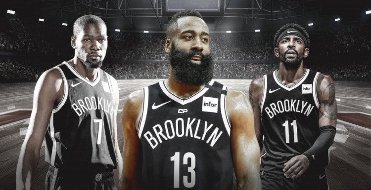 哈登身穿1号球衣上场,哈登上场仅仅32分钟就22投10中