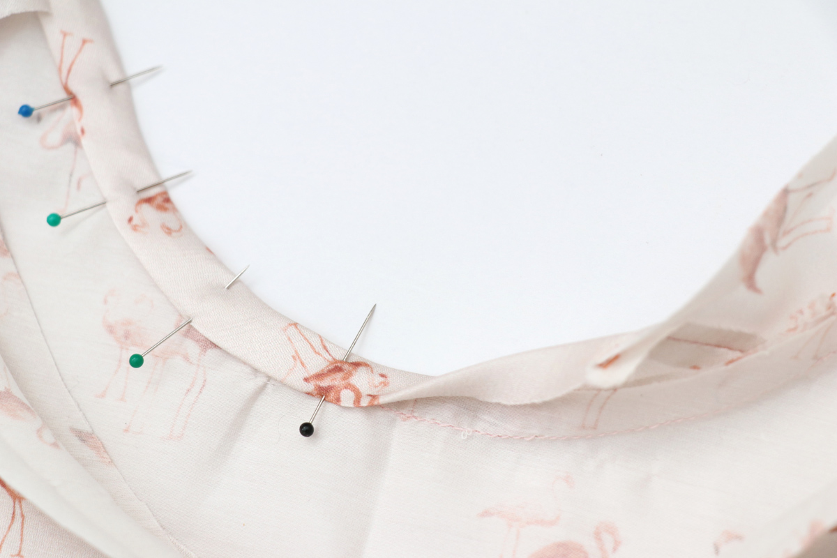 领口缝合法,收缩领口缝法视频教程