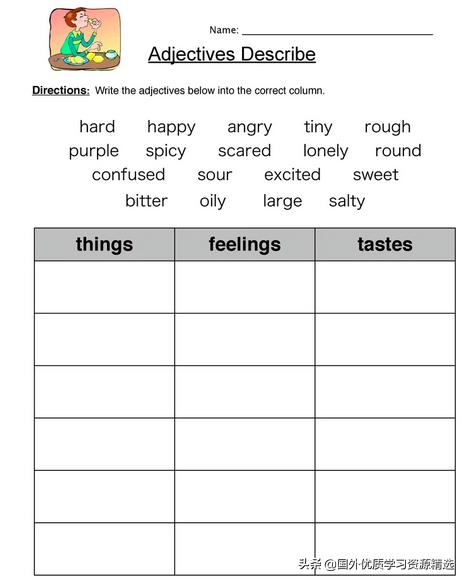 英语形容词的用法归纳总结,英语语法中名词的用法