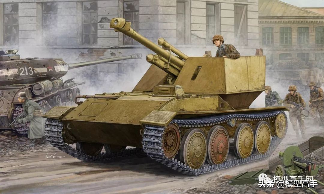 小号手1:35模型制作,小号手模型比例参照图