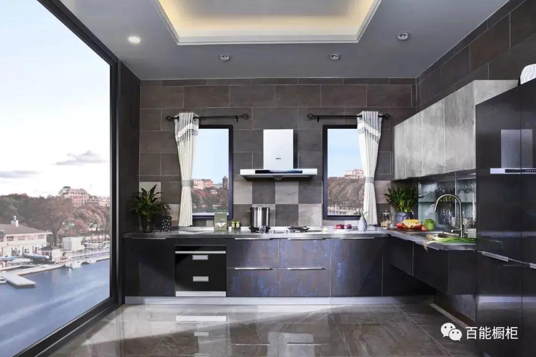 全屋定制百能不锈钢橱柜,全套不锈钢高端橱柜设计