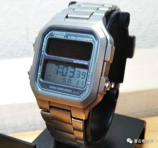 LINEAGE系列前身——全钛方块CASIOLIN155
