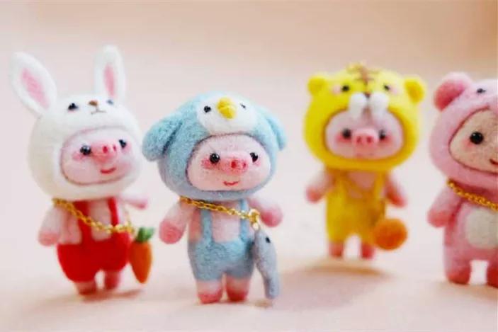 治愈系羊毛毡手工制作,毛毡手工diy大全