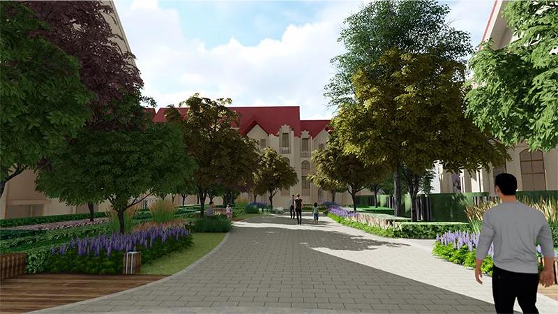 打造小区景观设计,简单住宅装修设计案例大全