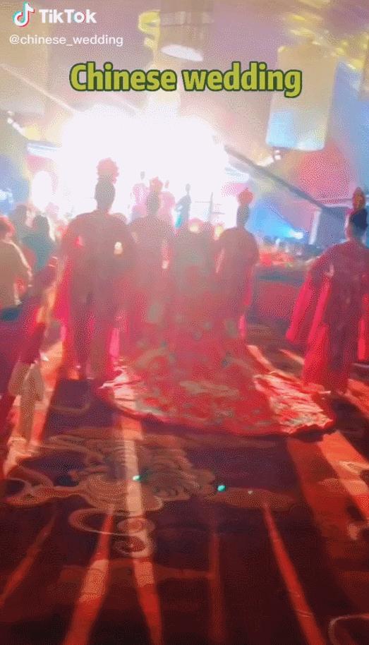 中式婚礼火遍抖音,中式婚礼爆火