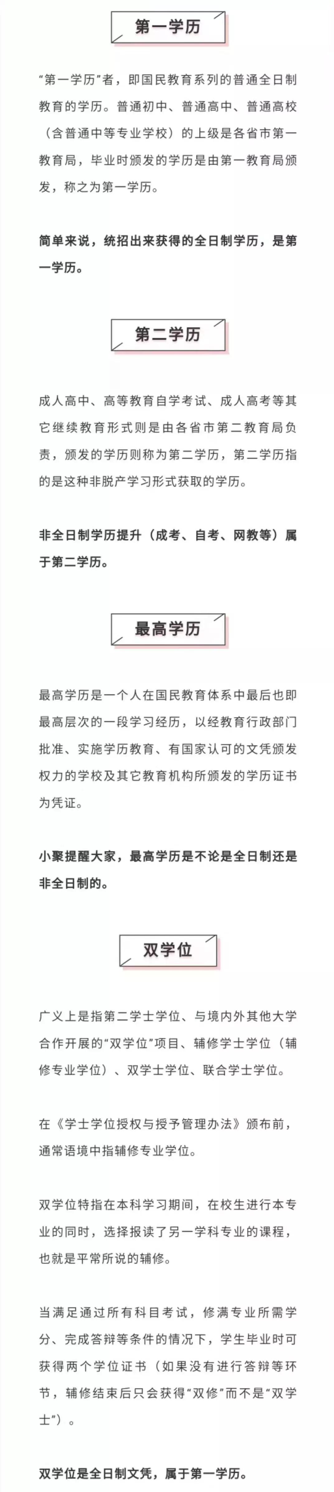 什么是第二学历和最高学历,双学位第一学历是什么