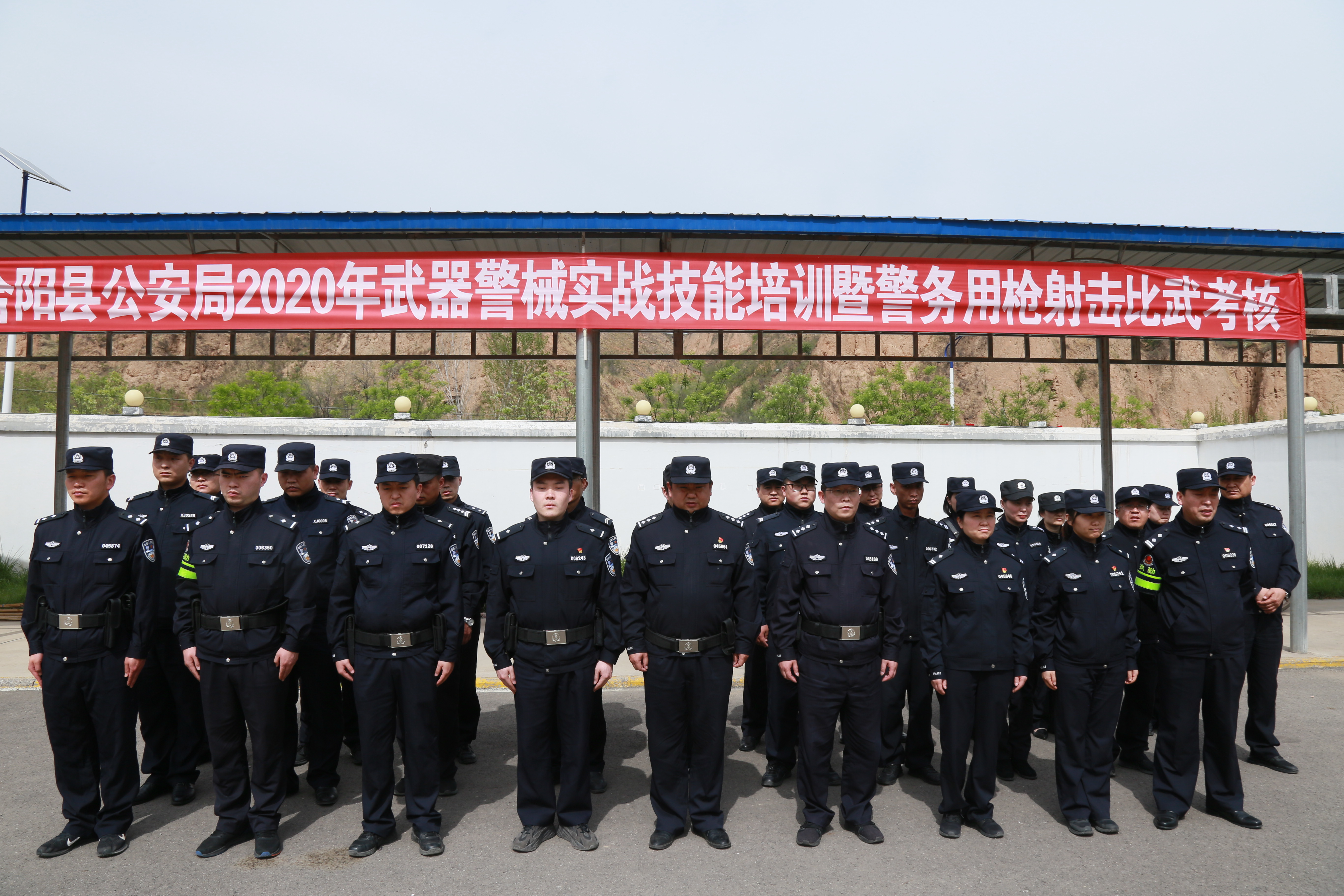 县公安局扎实开展警务实战大练兵,合阳县交警春训大练兵