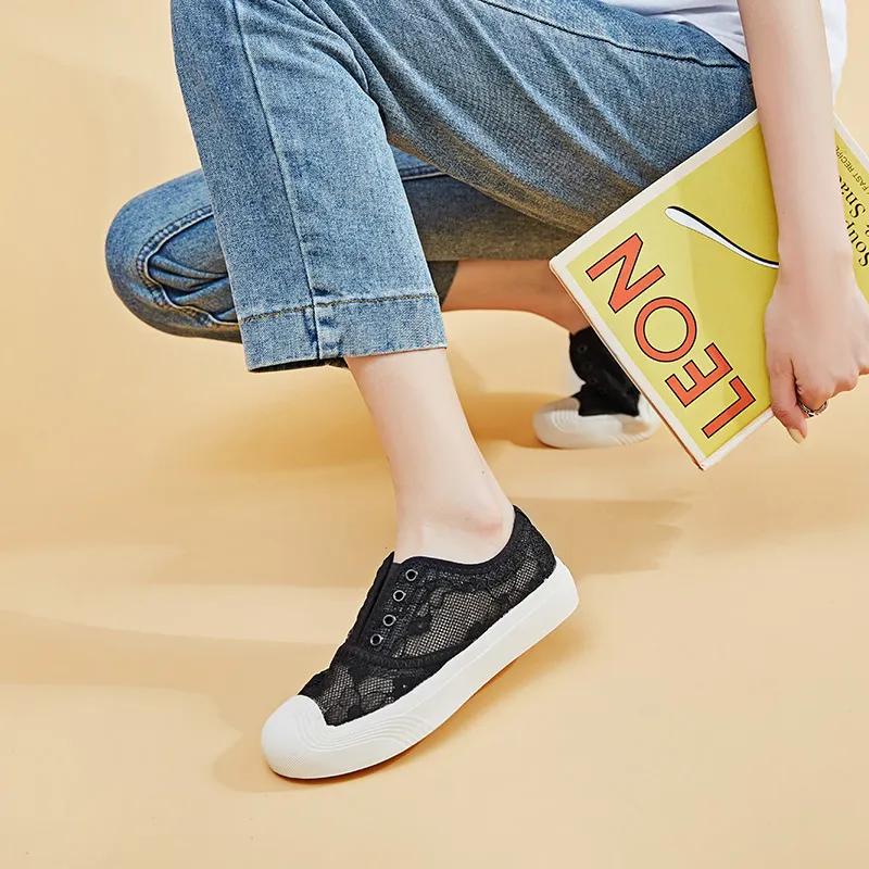 蕾丝小雏菊懒人鞋,穿上比高跟鞋还好看