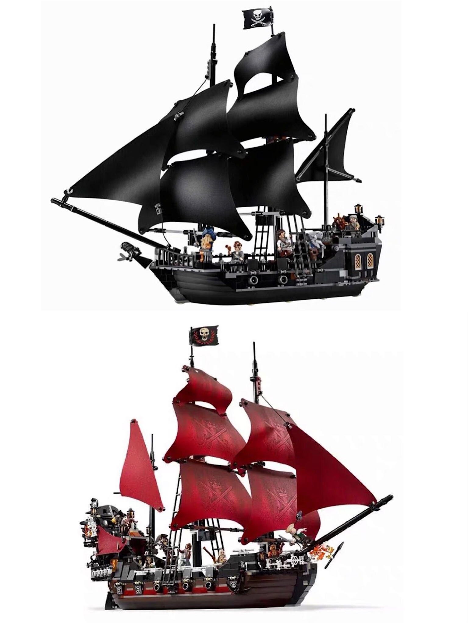 乐高海盗船加勒比黑珍珠号拼装,乐高一共有哪些海盗船