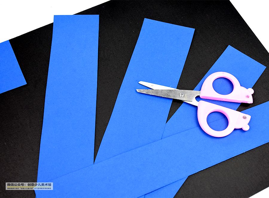 儿童画鱼儿创意画视频,创意儿童画横构图