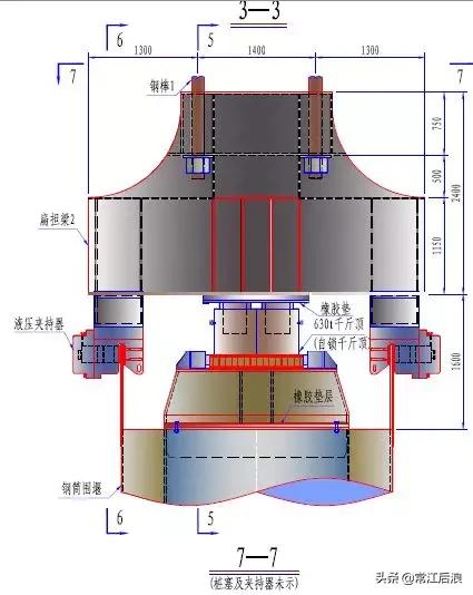 简易桥梁设计图纸大全,桥梁设计简图配上说明性文字