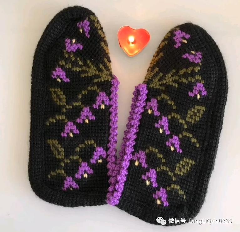 波西米亚风手工编织鞋子,针织作品50款