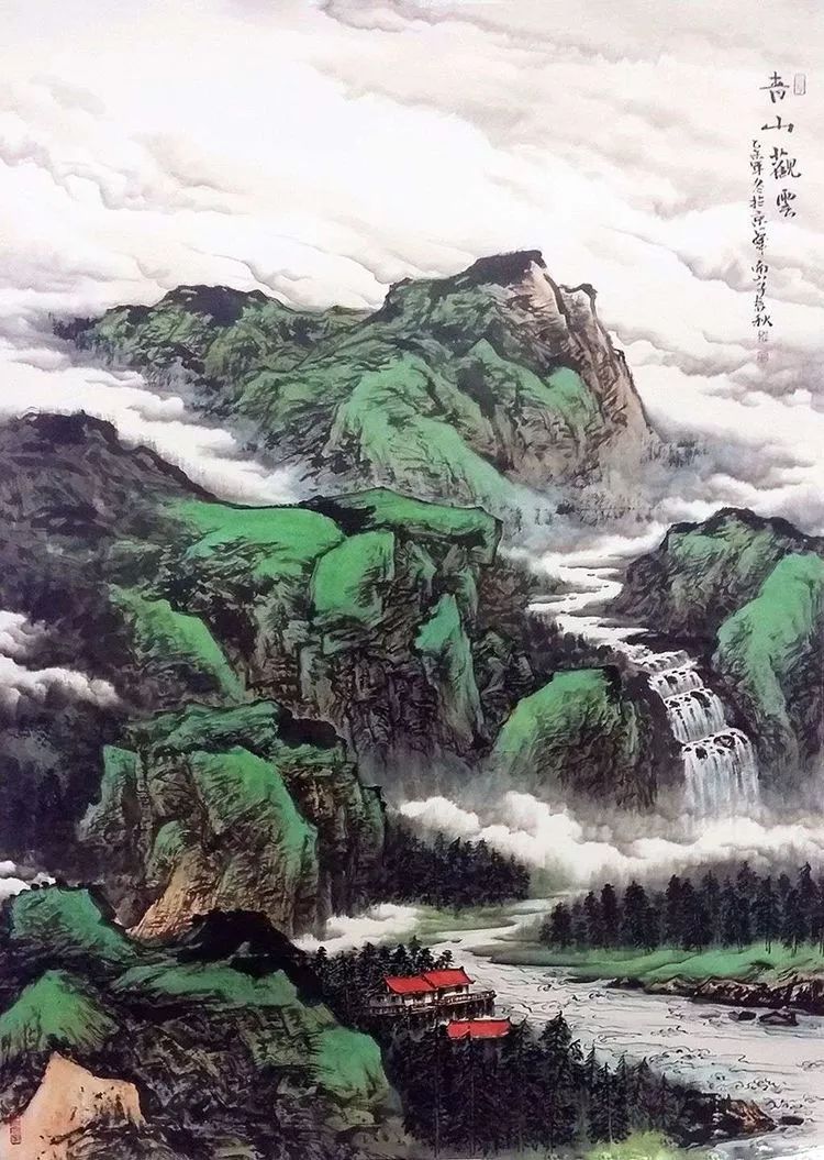 客厅挂什么山水画好,客厅挂什么山水画最好