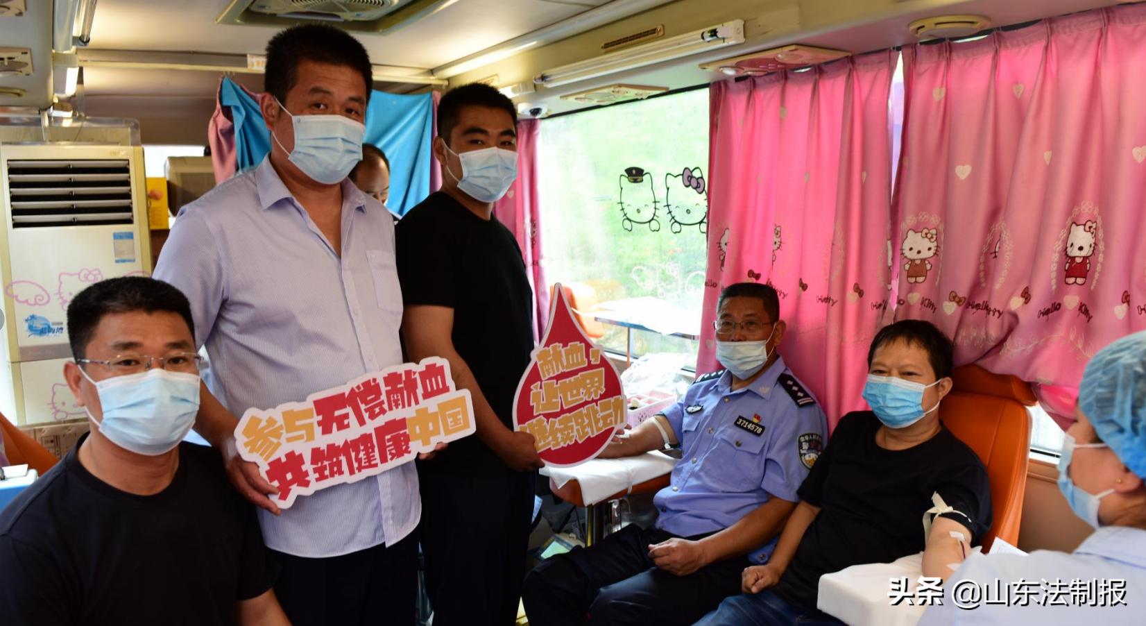 机采血小板158个治疗量、25个成年人的正常血量临沂监狱：“献血达人”又来啦