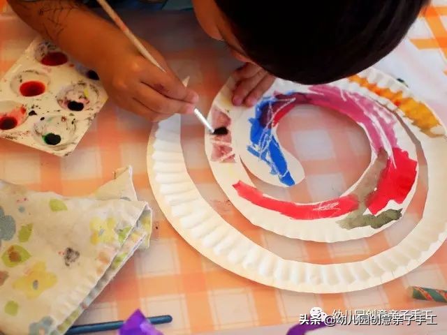 二十四节气纸盘手工制作春分,一次性纸盘手工制作大全视频