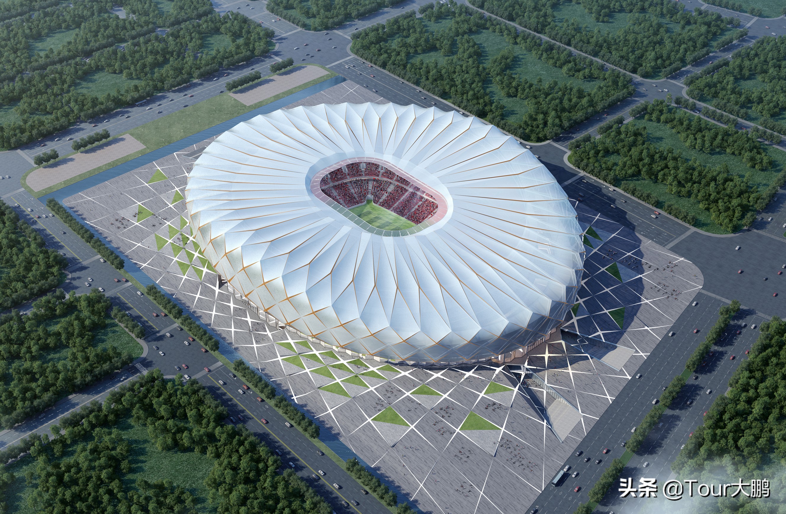 恒大新球场有多厉害,广州恒大新球场概念图