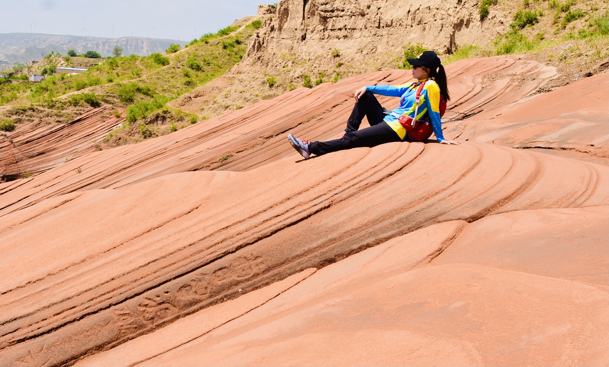 靖边波浪谷湖,靖边县波浪谷景区
