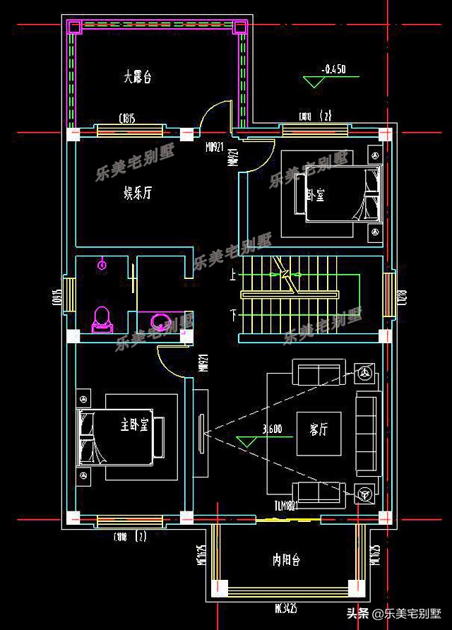 左宽右窄的梯形地基怎么建房,进深长开间窄的地基怎么设计