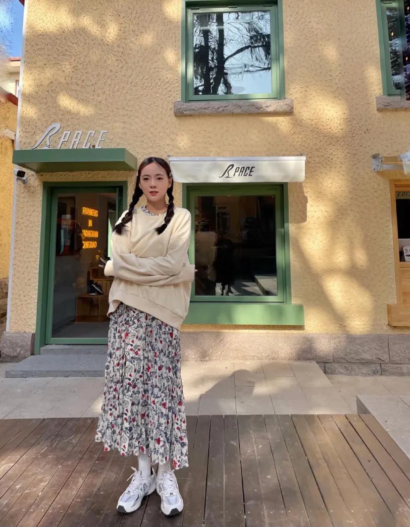 粉红色裙子套装开春,开春必备的小裙子汉服