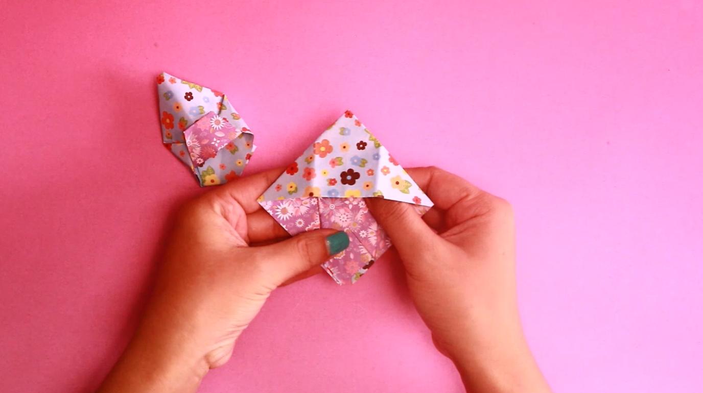 不用剪刀不用胶折纸做自行车,不用胶带不用胶水就能做出高跟鞋