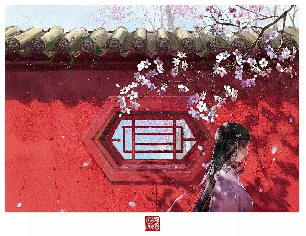 看完她笔下的古风美人,才知英雄难过美人关,一颦一笑让你醉倒