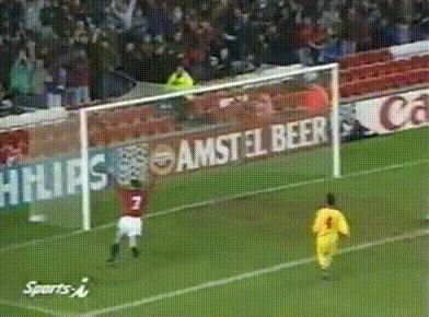 大卫贝克汉姆生涯,大卫贝克汉姆经典的庆祝动作