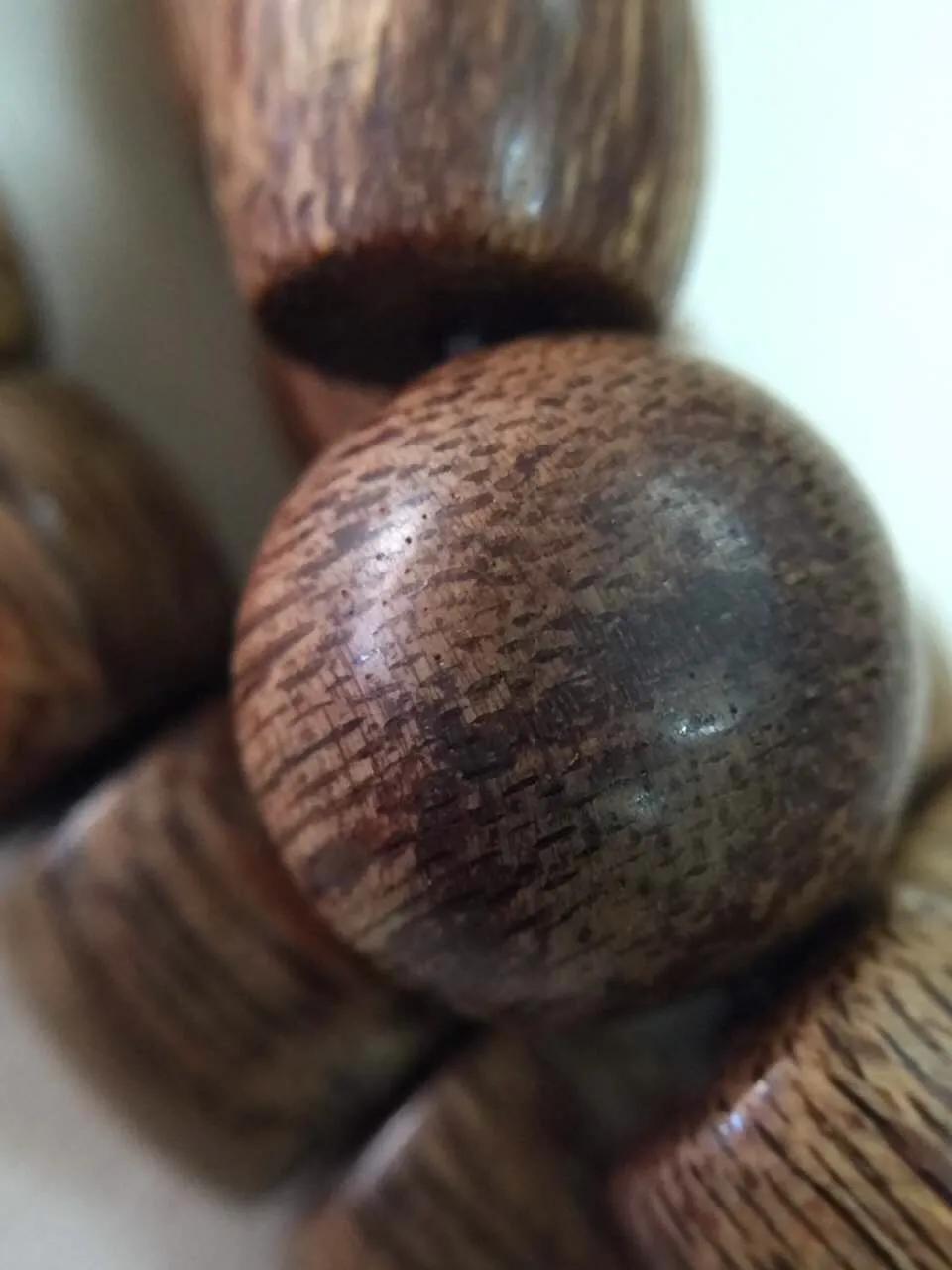 富森红土黄油桶形念珠