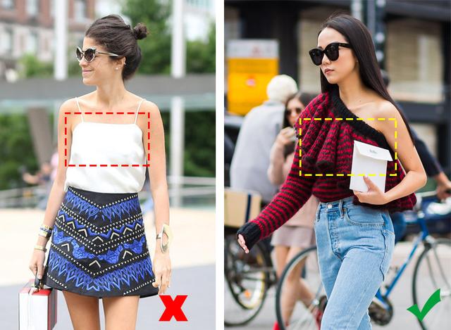 肩窄偏瘦干瘪女生怎么穿,肩窄胸平怎样穿衣服