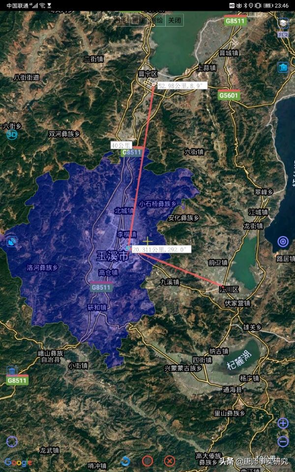 玉溪滇中的一个小城,云南第三城玉溪