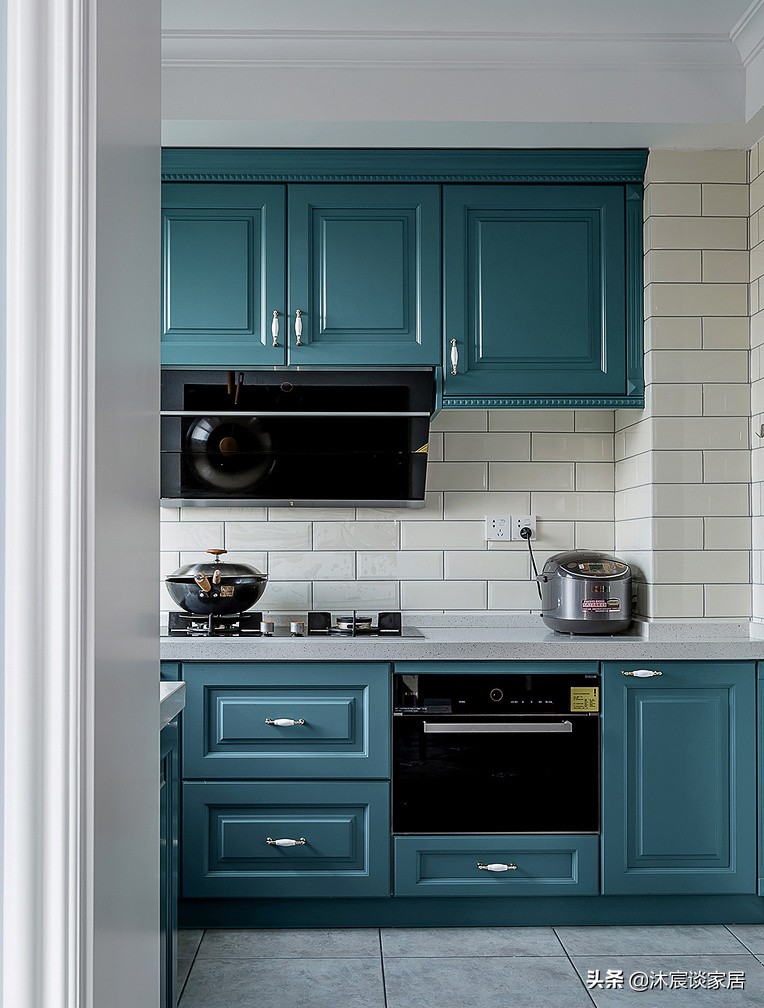 入门现代美式大气高端玄关,夫妻俩简单毛坯房装修