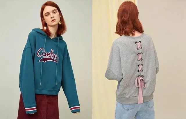 好看质感的卫衣,卫衣长了怎么穿好看