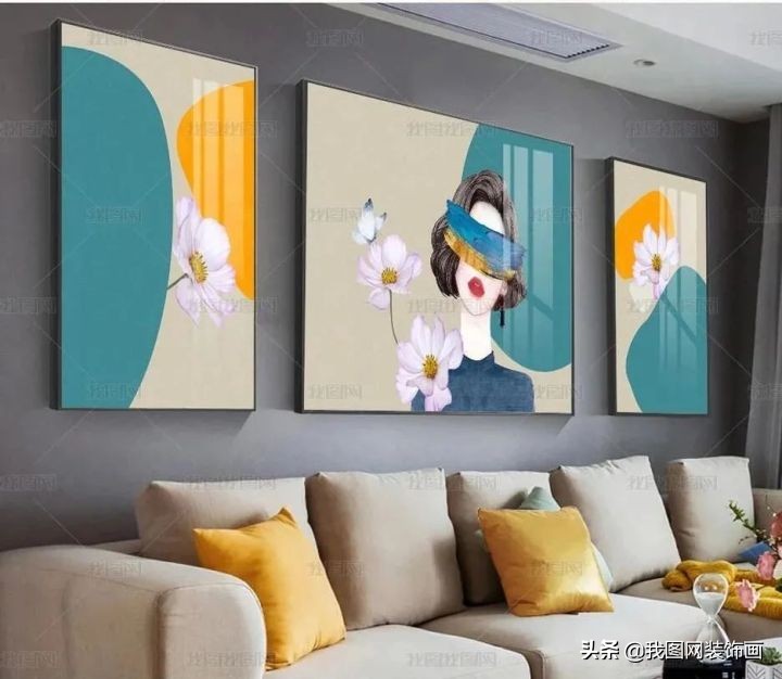 客厅装饰画有哪些选购禁忌,简约风格客厅装饰画