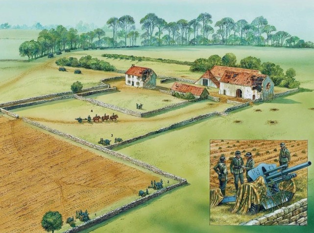 二战德军迷彩士兵单兵装备,二战德军迷彩服配大檐帽